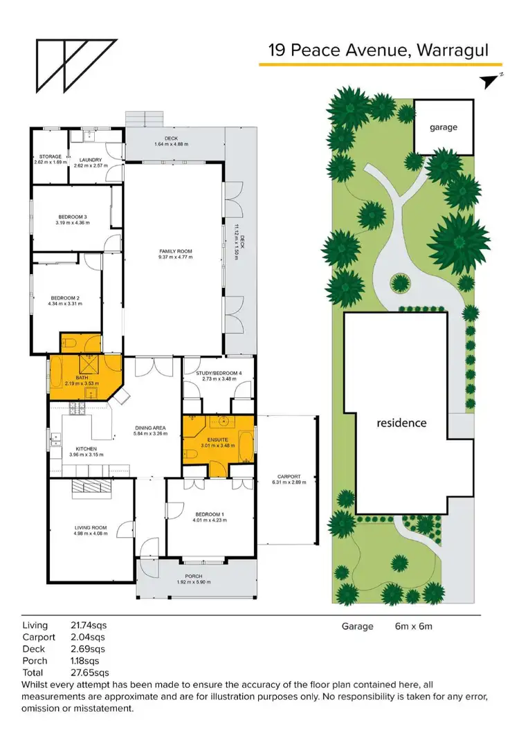 Floorplan of Homely house listing, 19 Peace Avenue, Warragul VIC 3820