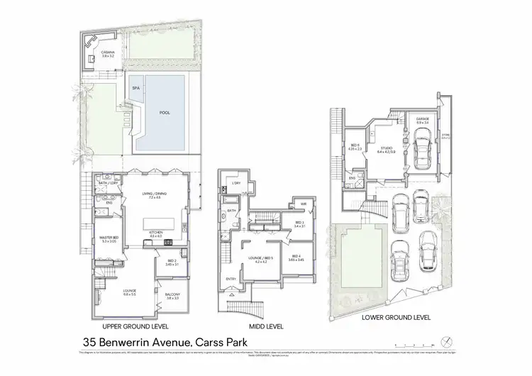 Floorplan of Homely house listing, 35 Benwerrin Avenue, Carss Park NSW 2221
