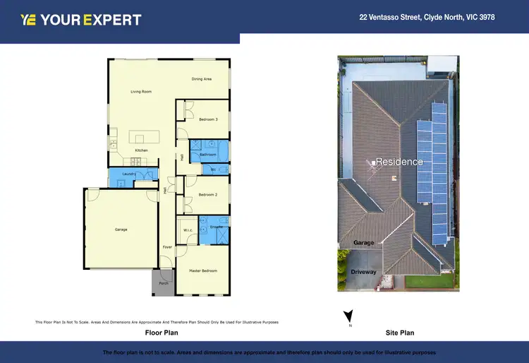 Floorplan of Homely house listing, 22 Ventasso Street, Clyde North VIC 3978