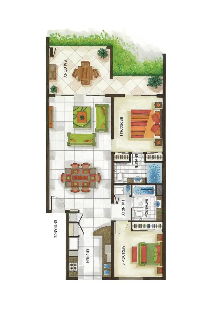 Floorplan of Homely apartment listing, 8/114-118 Trinity Beach Road, Trinity Beach QLD 4879