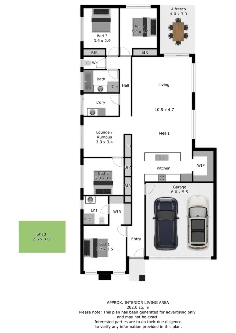 Floorplan of Homely house listing, 12 Klim Street, Killara VIC 3691