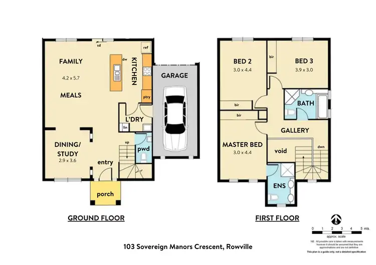 Floorplan of Homely house listing, 103 Sovereign Manors Crescent, Rowville VIC 3178