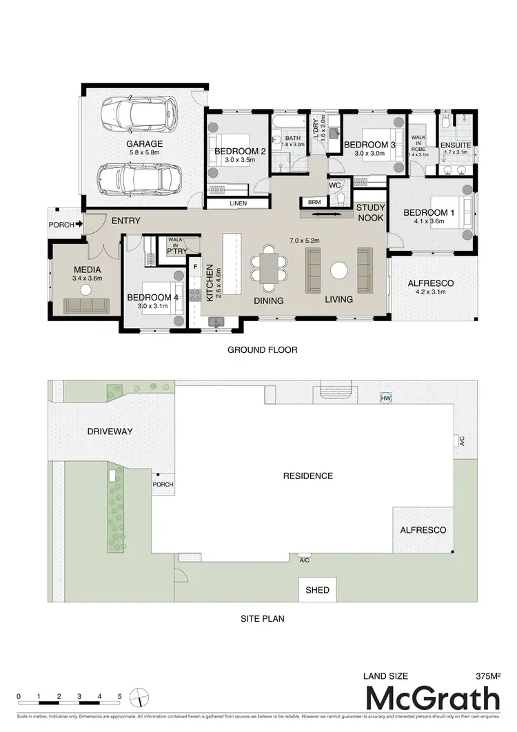 Floorplan of Homely house listing, 18 Roseleaf Crescent, Palmview QLD 4553