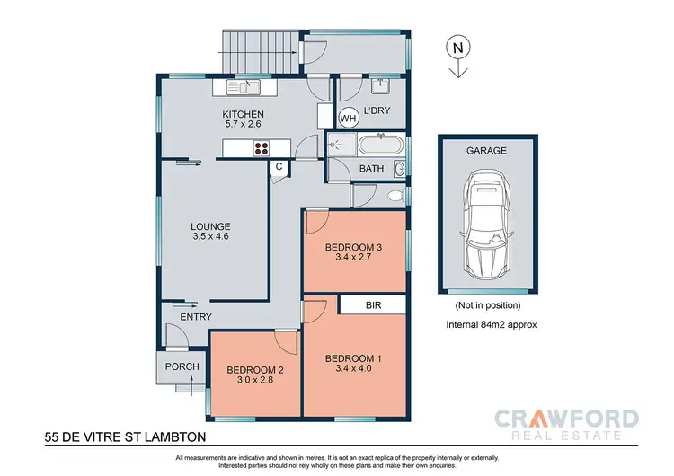 Floorplan of Homely house listing, 55 De Vitre Street, Lambton NSW 2299