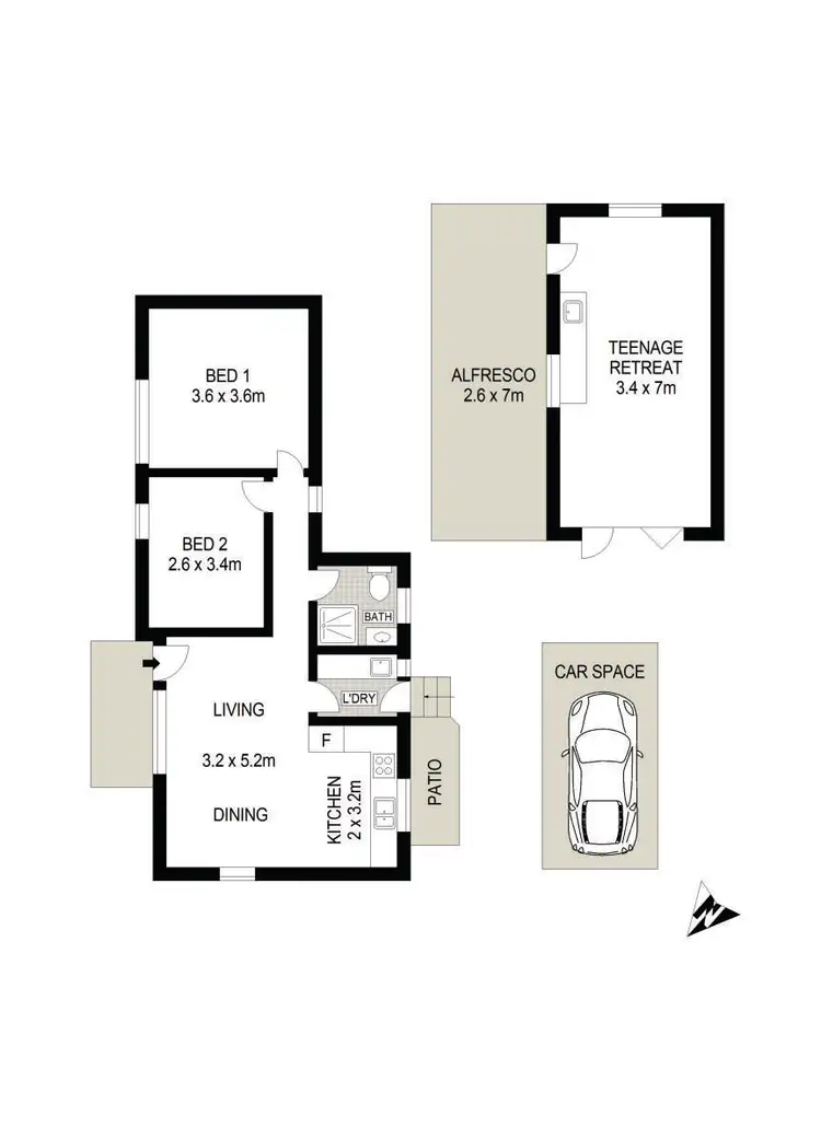 Floorplan of Homely house listing, 36 Purcell Crescent, Lalor Park NSW 2147