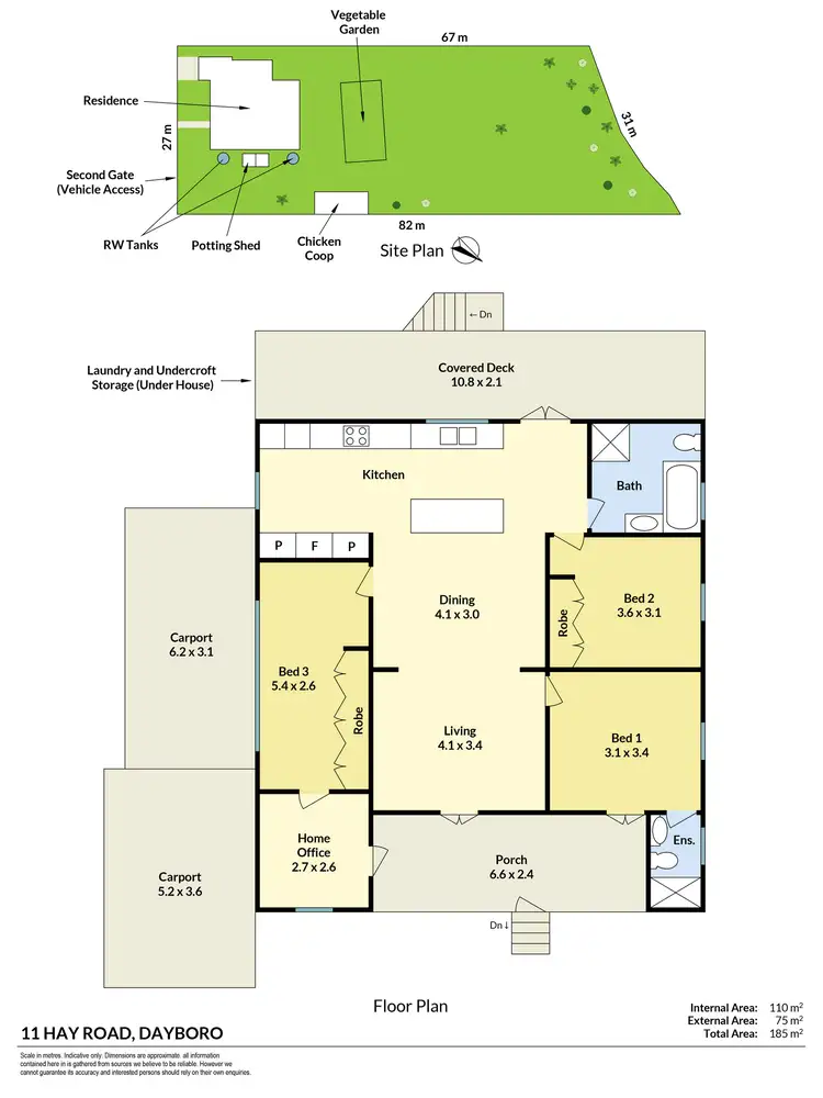 Floorplan of Homely house listing, 11 Hay Road, Dayboro QLD 4521