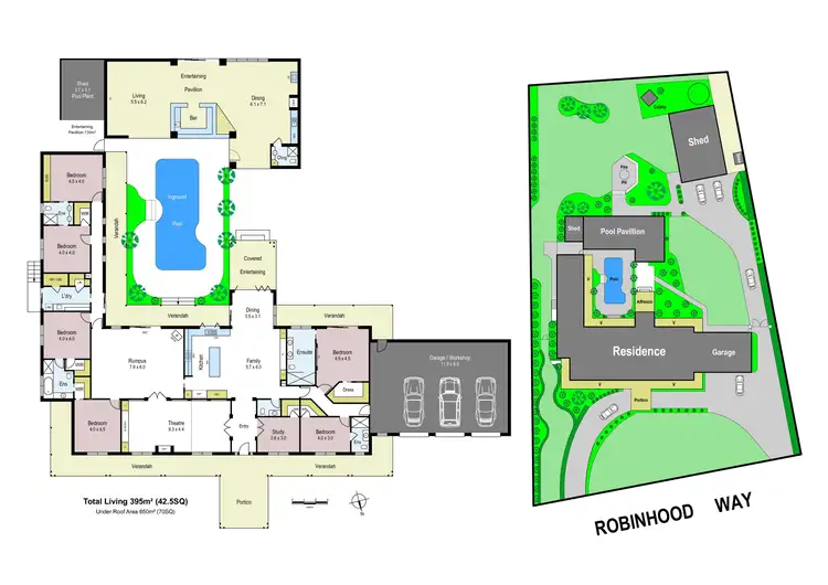 Floorplan of Homely house listing, 22 Robin Hood Way, Drouin VIC 3818