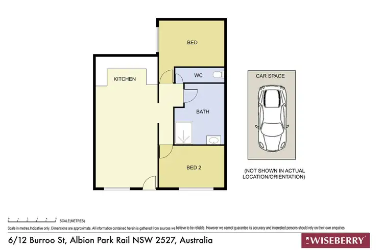Floorplan of Homely unit listing, 6/12 Burroo Street, Albion Park Rail NSW 2527