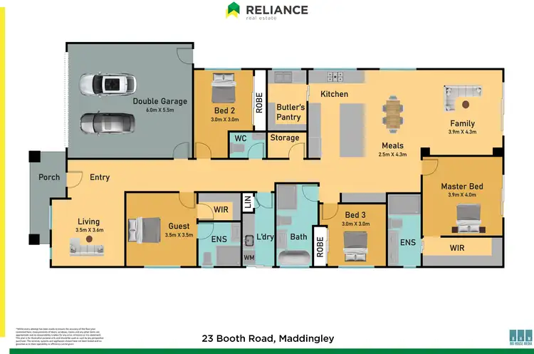 Floorplan of Homely house listing, 23 Booth Road, Maddingley VIC 3340