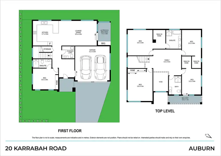 Floorplan of Homely house listing, 20 Karrabah Road, Auburn NSW 2144