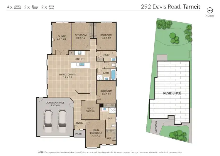 Floorplan of Homely house listing, 292 Davis Road, Tarneit VIC 3029