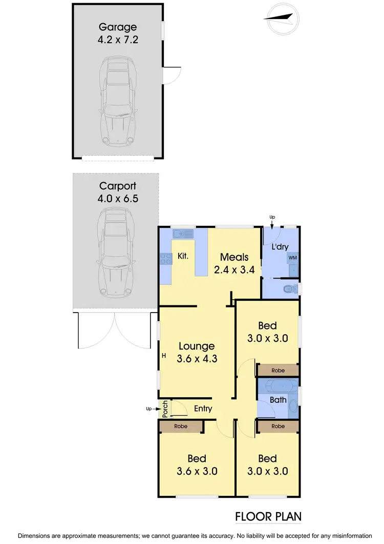Floorplan of Homely house listing, 1 Balmoral Street, Laverton VIC 3028