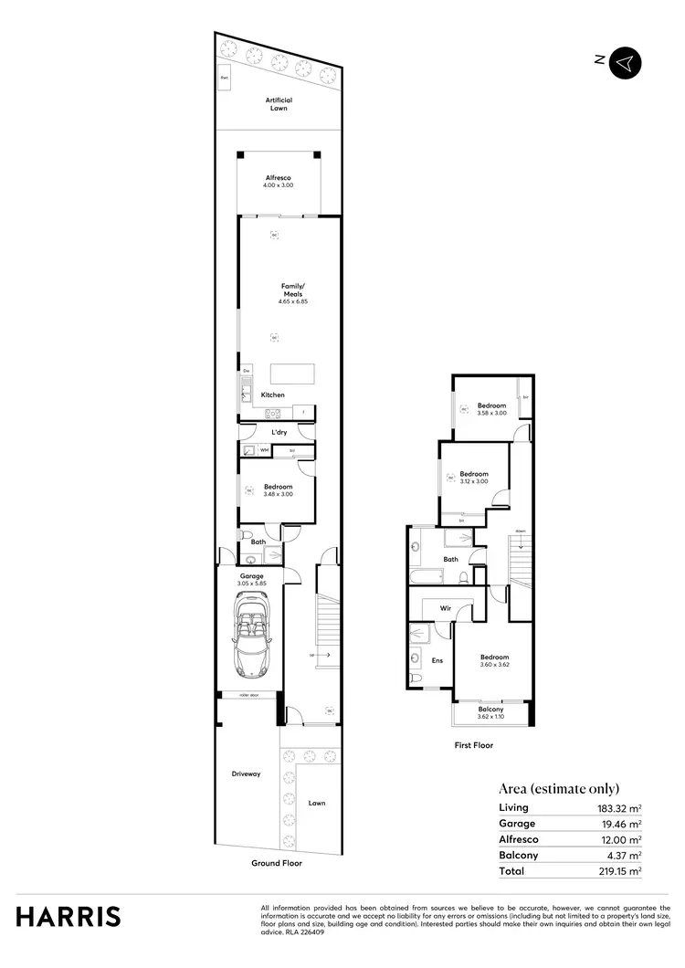 Floorplan of Homely house listing, 1B Bricknell Street, Magill SA 5072