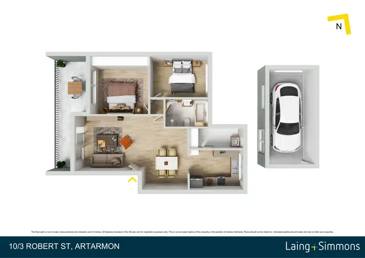 Floorplan of Homely apartment listing, 10/3 Robert Street, Artarmon NSW 2064