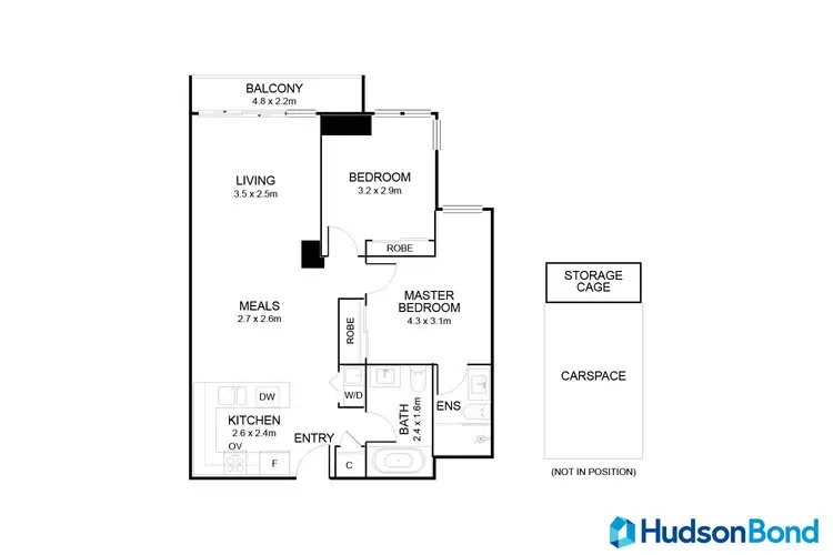 Floorplan of Homely apartment listing, 108/1 Pettys Lane, Doncaster VIC 3108