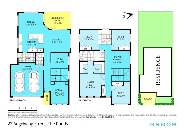 Floorplan of Homely house listing, 22 Angelwing Street, The Ponds NSW 2769
