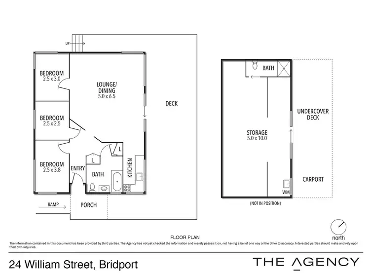 Floorplan of Homely house listing, 24 William Street, Bridport TAS 7262