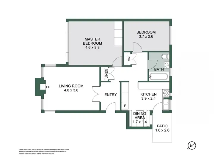 Floorplan of Homely apartment listing, 17/109 Nimmo Street, Middle Park VIC 3206