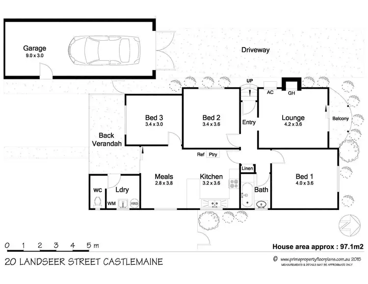 Floorplan of Homely house listing, 20 Landseer Street, Castlemaine VIC 3450