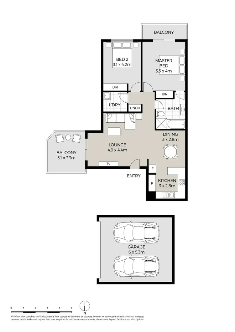 Floorplan of Homely unit listing, 17/2-8 Hill Street, Baulkham Hills NSW 2153