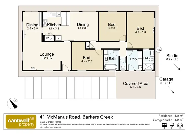 Floorplan of Homely house listing, 41 McManus Road, Barkers Creek VIC 3451