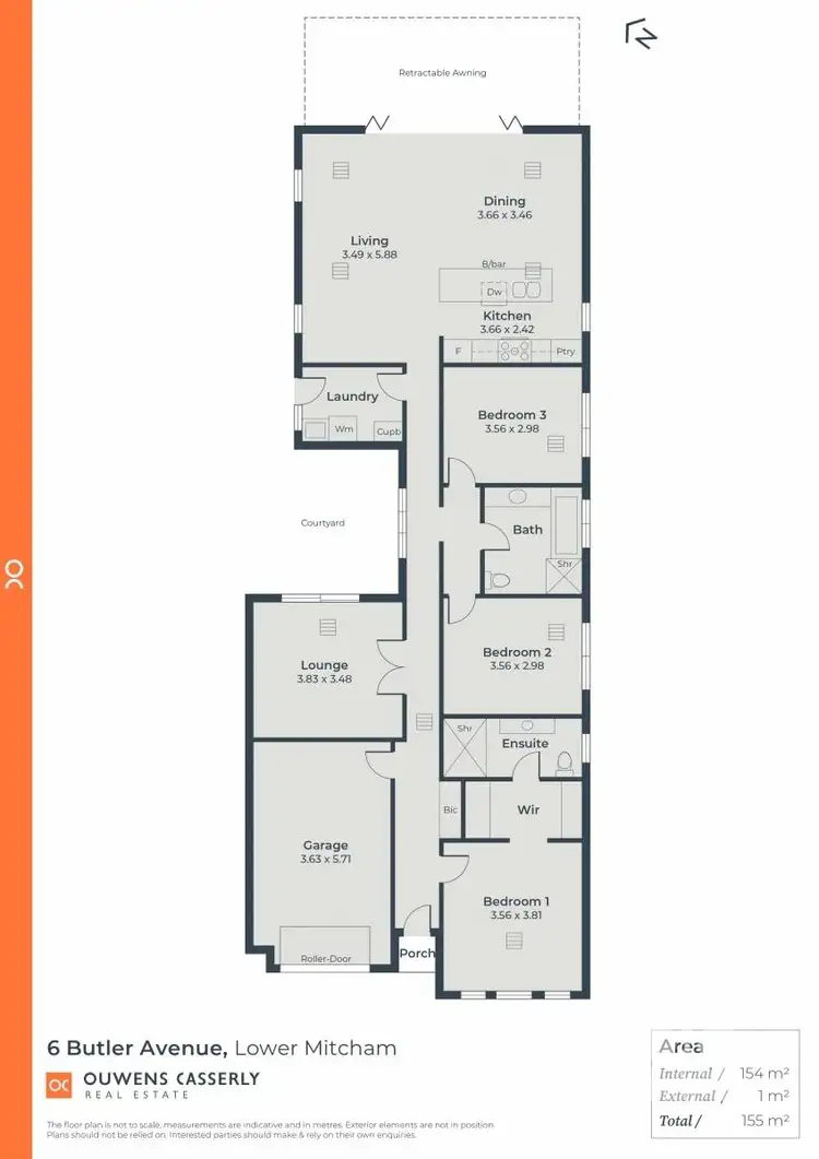 Floorplan of Homely house listing, 6 Butler Avenue, Lower Mitcham SA 5062