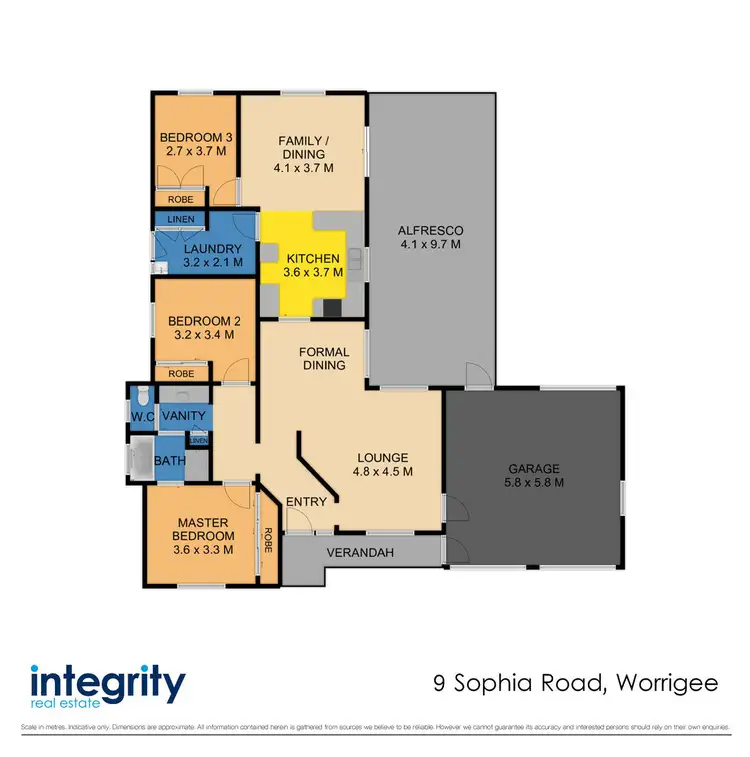 Floorplan of Homely house listing, 9 Sophia Road, Worrigee NSW 2540