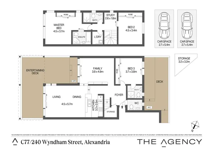 Floorplan of Homely apartment listing, C77/240 Wyndham Street, Alexandria NSW 2015