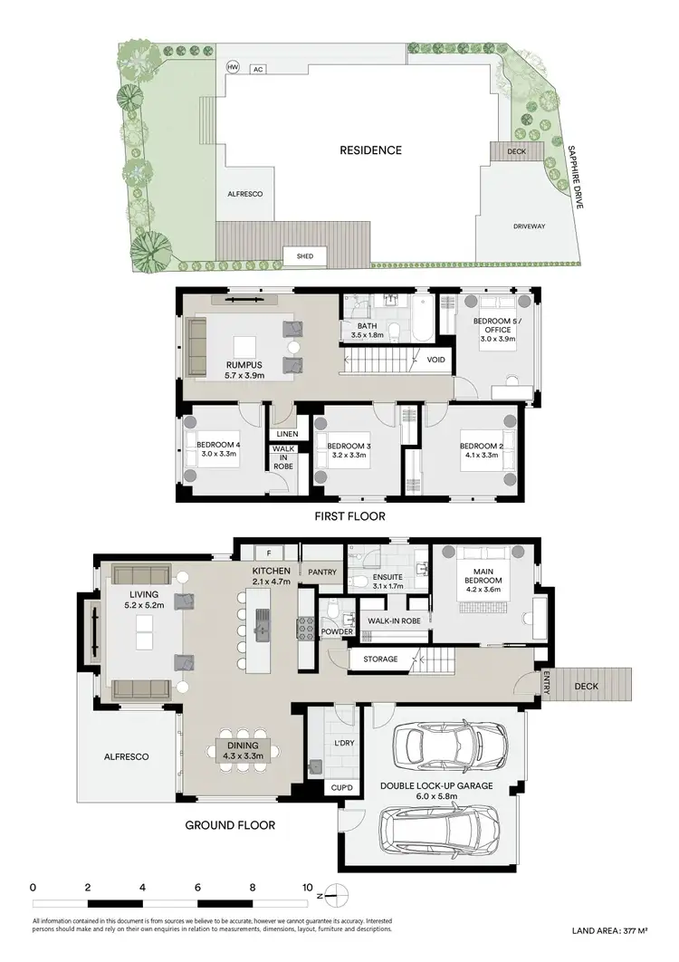 Floorplan of Homely house listing, 7 Sapphire Drive, Alfredton VIC 3350