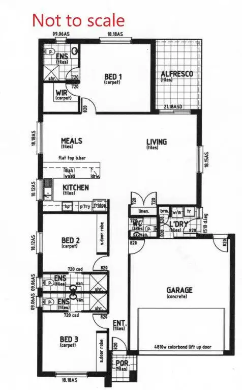 Floorplan of Homely house listing, 5 Julie Francou Place, Whyalla Norrie SA 5608