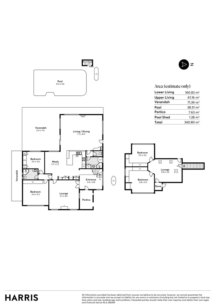 Floorplan of Homely house listing, 50 Waratah Street, Seacliff SA 5049