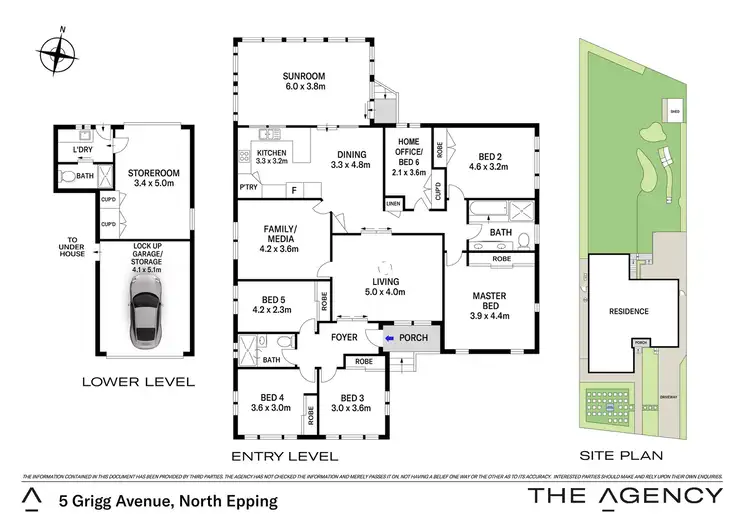 Floorplan of Homely house listing, 5 Grigg Avenue, North Epping NSW 2121