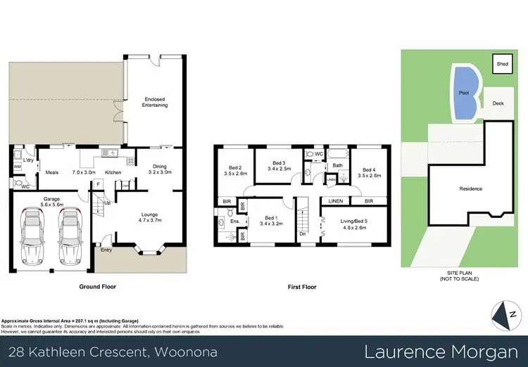 Floorplan of Homely house listing, 28 Kathleen Crescent, Woonona NSW 2517