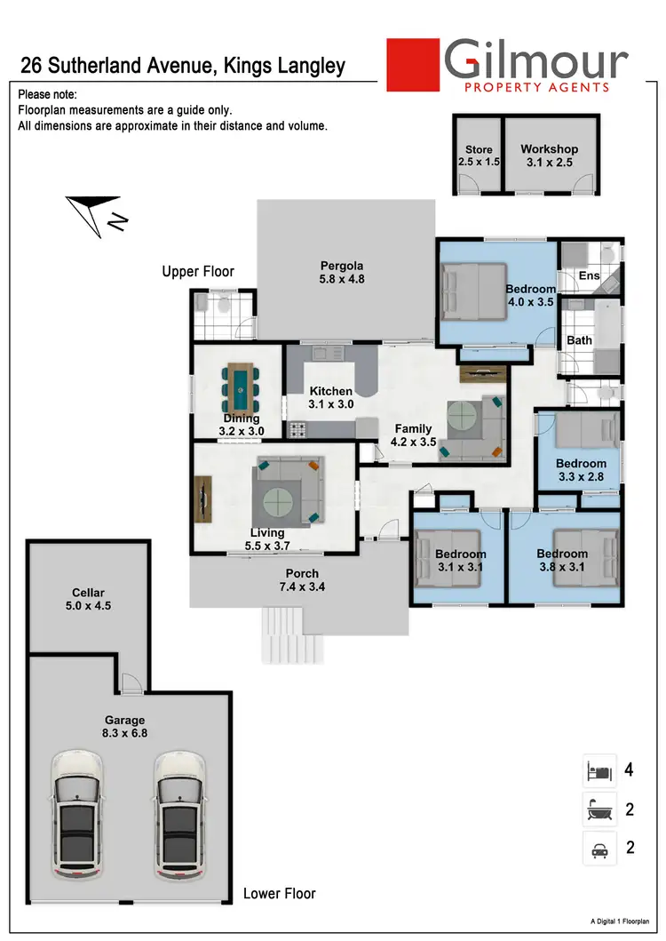Floorplan of Homely house listing, 26 Sutherland Avenue, Kings Langley NSW 2147