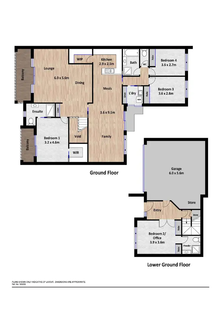 Floorplan of Homely townhouse listing, 4/1 Templestowe Avenue, Conder ACT 2906
