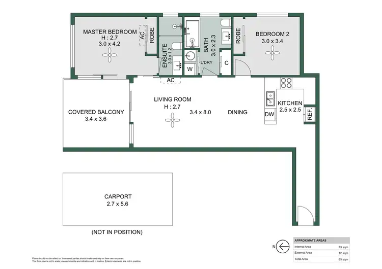Floorplan of Homely apartment listing, 14/21 Yeronga Street, Yeronga QLD 4104