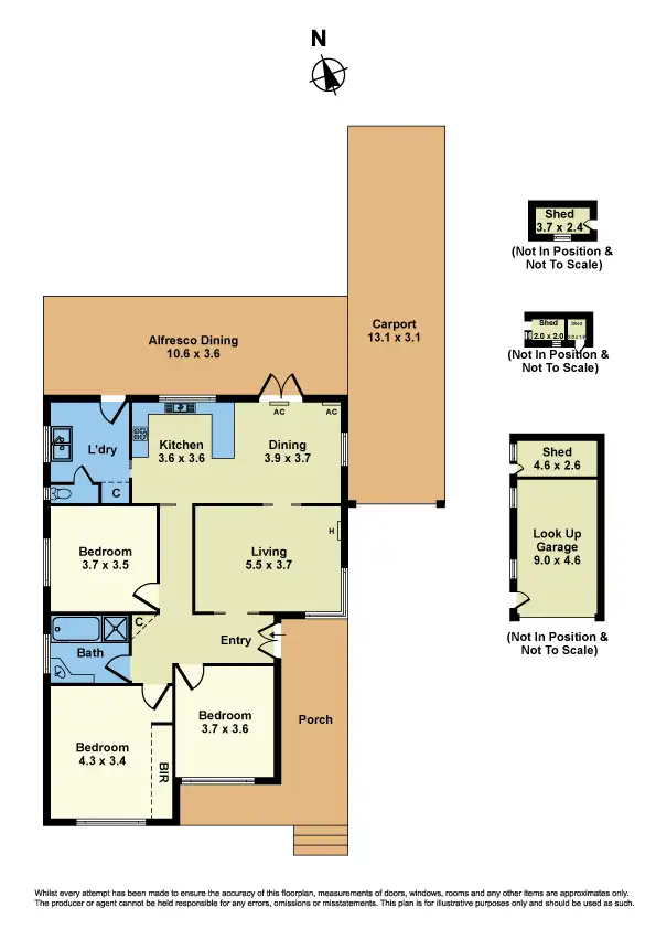 Floorplan of Homely house listing, 4 Hilma Street, Sunshine West VIC 3020
