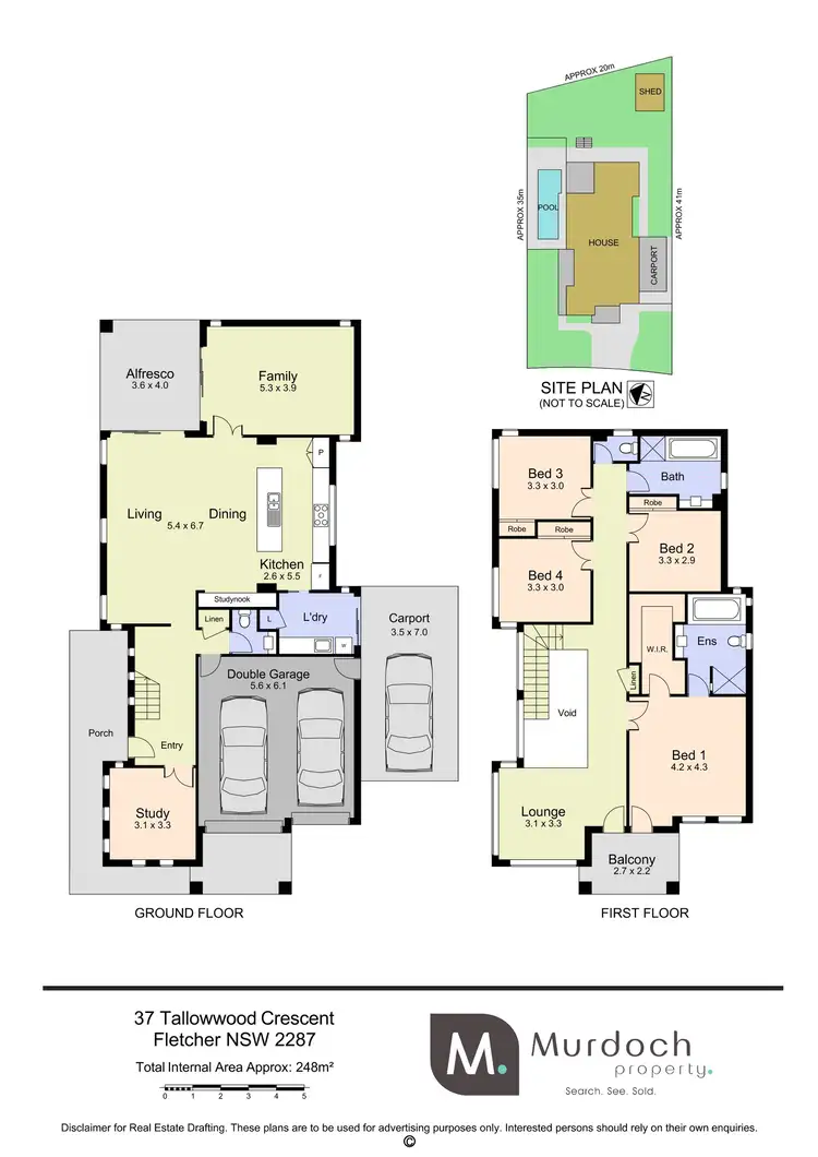Floorplan of Homely house listing, 37 Tallowwood Crescent, Fletcher NSW 2287