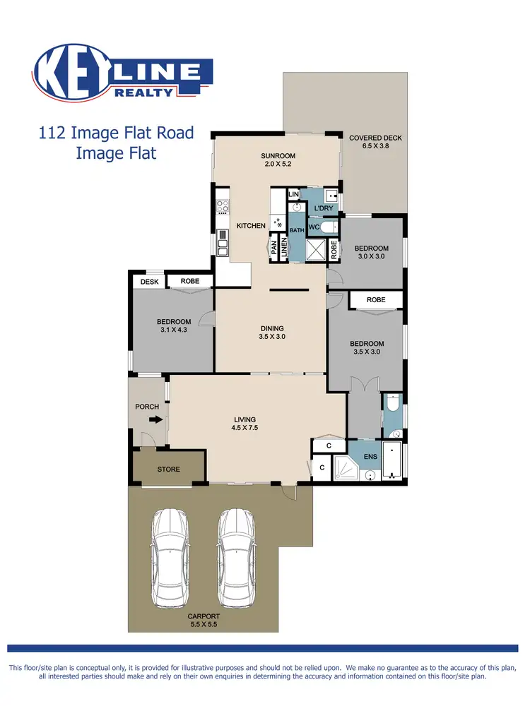Floorplan of Homely house listing, 112 Image Flat Road, Image Flat QLD 4560