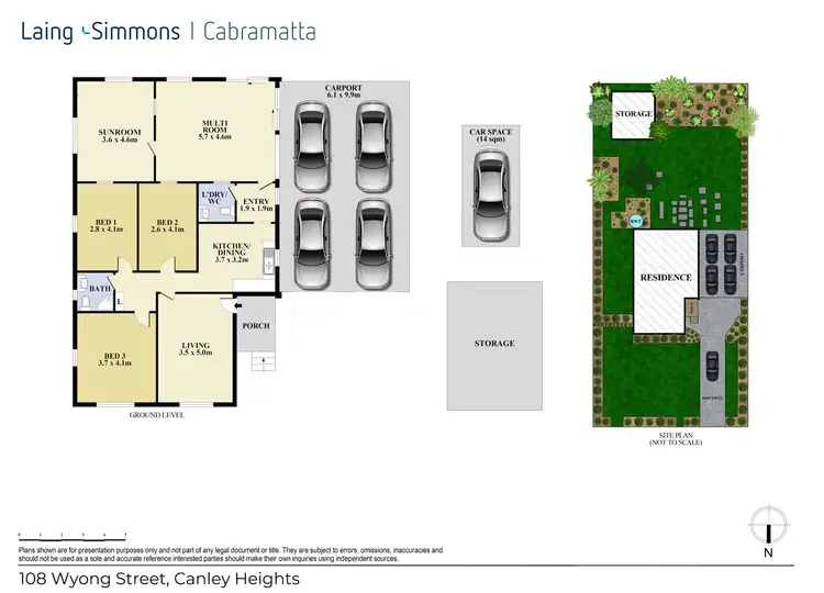 Floorplan of Homely house listing, 108 Wyong Street, Canley Heights NSW 2166
