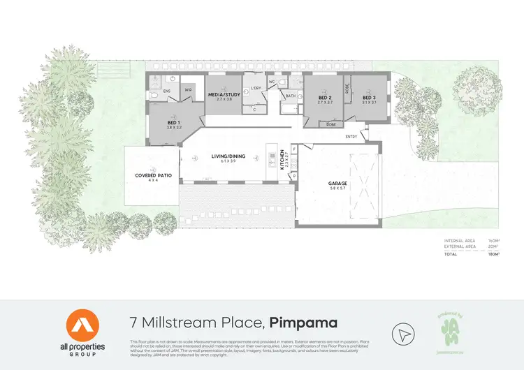 Floorplan of Homely house listing, 7 Millstream Place, Pimpama QLD 4209