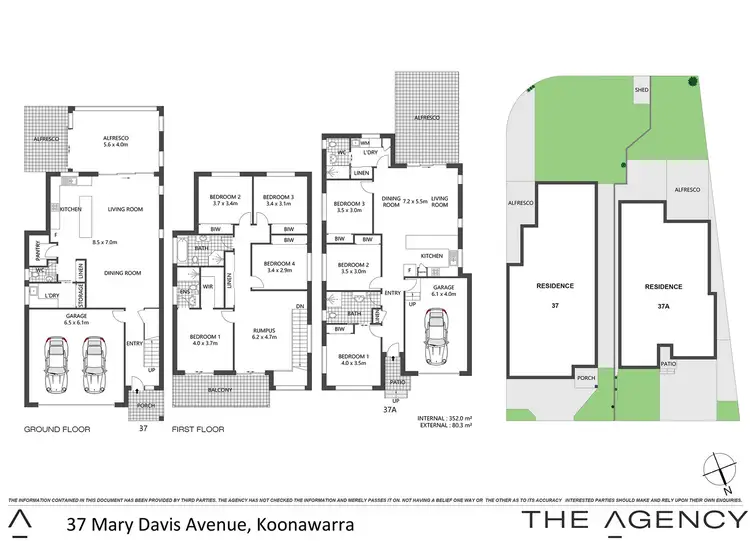 Floorplan of Homely house listing, 37 & 37A Mary Davis Avenue, Koonawarra NSW 2530