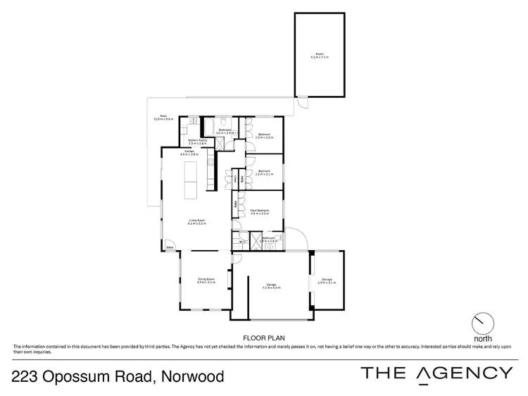 Floorplan of Homely house listing, 223 Opossum Road, Norwood TAS 7250