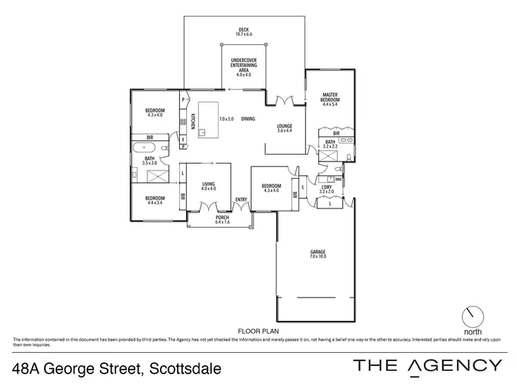 Floorplan of Homely house listing, 48A George Street, Scottsdale TAS 7260