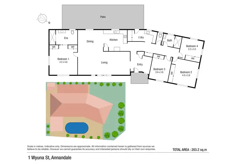 Floorplan of Homely house listing, 1 Wyuna Street, Annandale QLD 4814