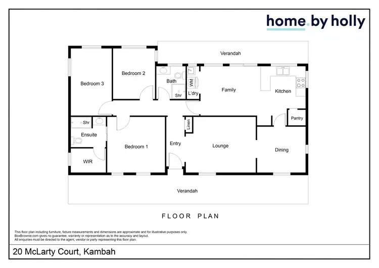 Floorplan of Homely house listing, 20 McLarty Court, Kambah ACT 2902
