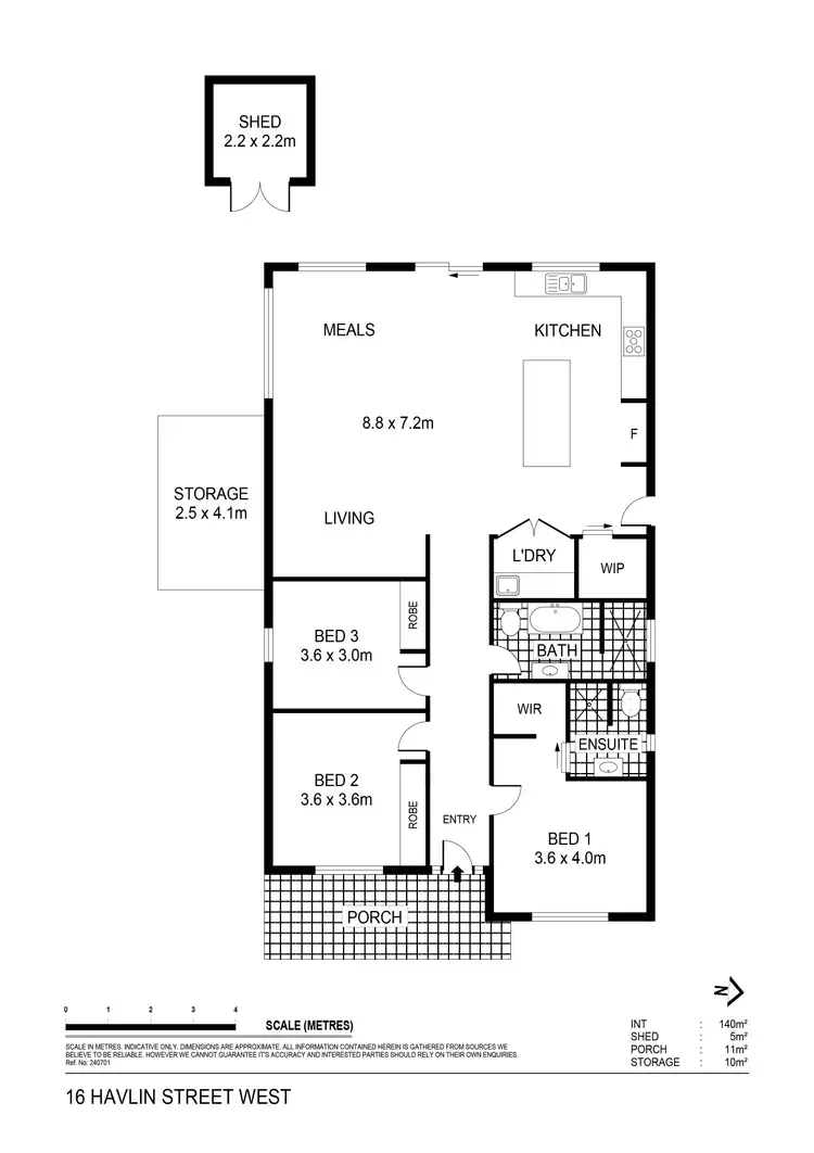 Floorplan of Homely house listing, 16 Havlin Street West, Bendigo VIC 3550