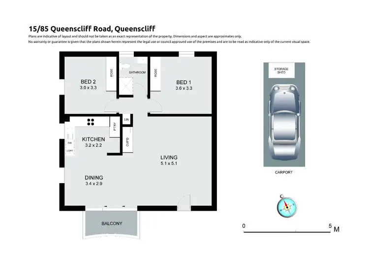 Floorplan of Homely apartment listing, 15/85-87 Queenscliff Road, Queenscliff NSW 2096
