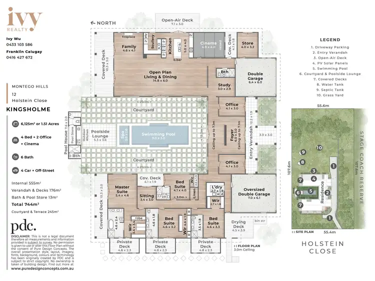 Floorplan of Homely house listing, 12 Holstein Close, Kingsholme QLD 4208