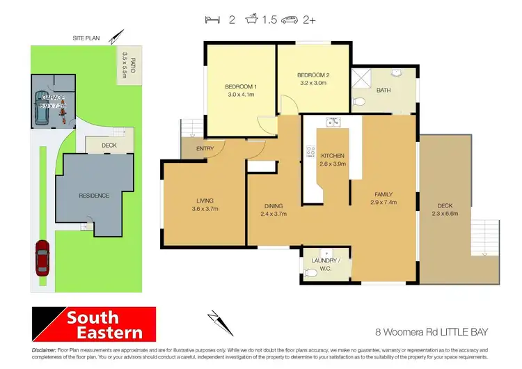 Floorplan of Homely house listing, 8 Woomera Road, Little Bay NSW 2036
